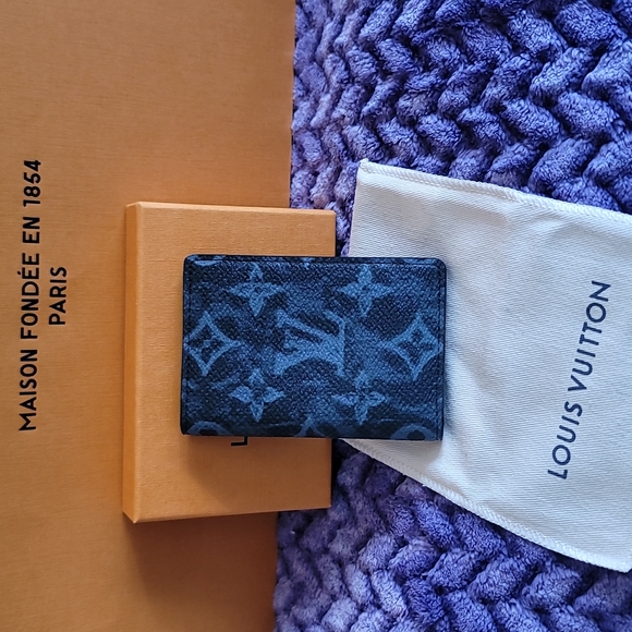 Louis Vuitton Pastel Black Pocket Organizer By Virgil Abloh Giant Monogram Limit - Picture 8 of 15